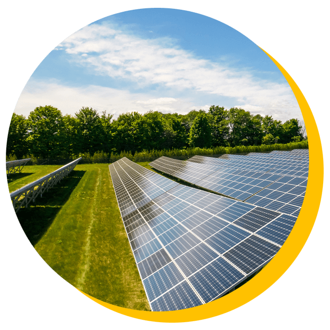 Professionally cleaned solar panels in Modesto
